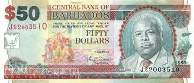 Barbados - 50  Dollars (#070a_UNC)
