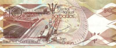 Barbados - 10  Dollars (#075c_UNC)