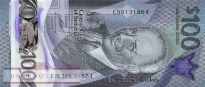 Barbados - 100  Dollars (#085b-2_UNC)