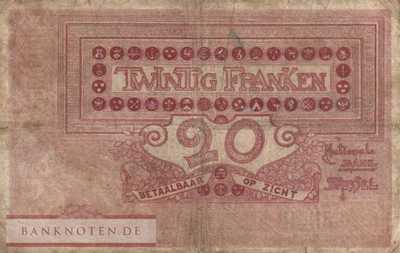 Belgien - 20  Francs (#067-20_VG)