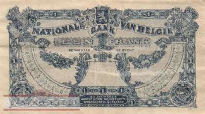 Belgium - 1  Franc (#092_VF)