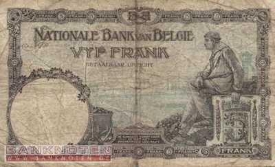 Belgium - 5  Francs (#097b-31_VG)