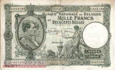 Belgien - 1.000  Francs (#104-39_F)