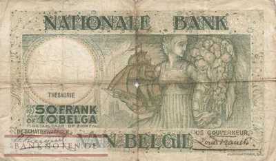 Belgium - 50  Francs (#106-35_VG)