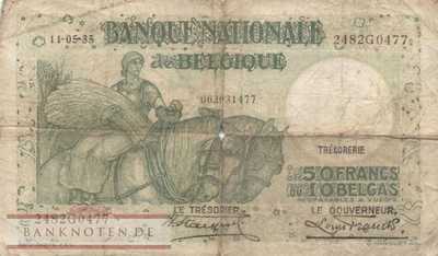 Belgium - 50  Francs (#106-35_VG)
