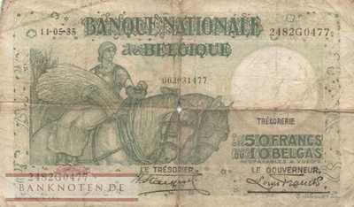 Belgien - 50  Francs (#106-35_VG)