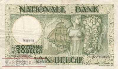 Belgium - 50  Francs (#106-45_VF)