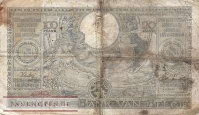 Belgium - 100  Francs (#107-42_VG)
