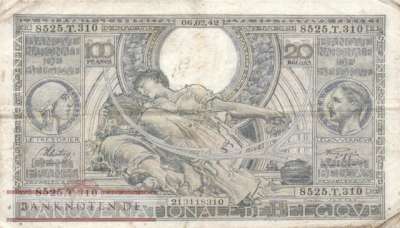 Belgien - 100  Francs (#107-42_F)