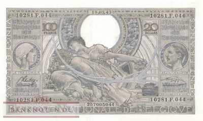 Belgien - 100  Francs (#107-43_UNC)