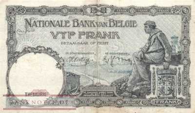 Belgien - 5  Francs (#108x_VF)