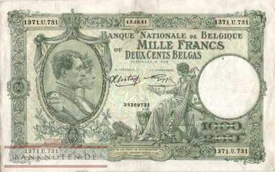 Belgien - 1.000  Francs (#110-41_F)