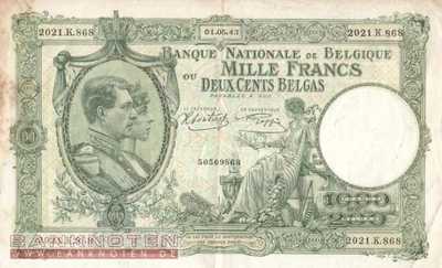 Belgien - 1.000  Francs (#110-43_F)