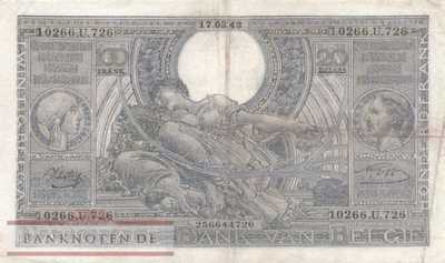 Belgium - 100  Francs (#112-43_VF)