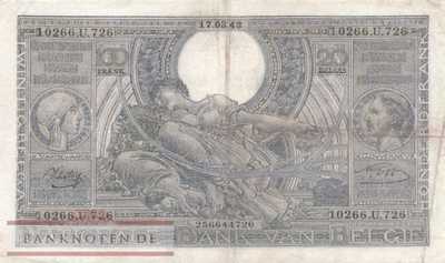 Belgien - 100  Francs (#112-43_VF)