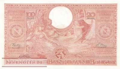 Belgium - 100  Francs (#113_AU)