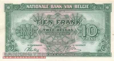 Belgien - 10  Francs (#122_AU)