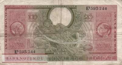 Belgien - 100  Francs (#123_F)