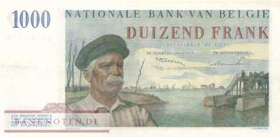 Belgien - 1.000  Francs (#131a-50_XF)