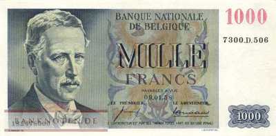 Belgien - 1.000  Francs (#131a-58_XF)