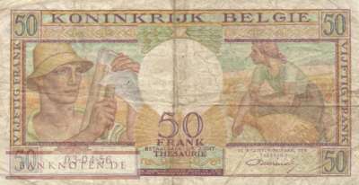 Belgien - 50  Francs (#133b_F)