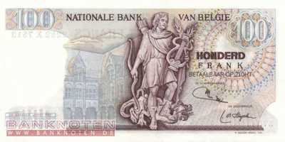 Belgium - 100  Francs (#134b-75_UNC)