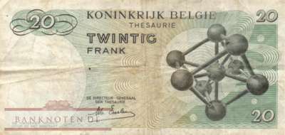 Belgium - 20  Francs (#138-U19_F)