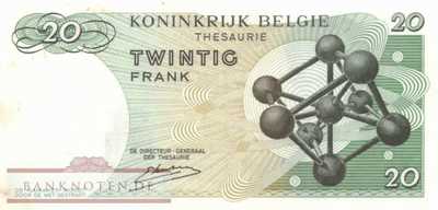 Belgien - 20  Francs (#138-U20_AU)