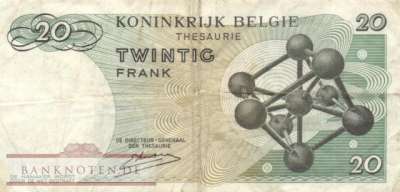 Belgium - 20  Francs (#138-U20_F)