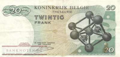 Belgien - 20  Francs (#138-U20_VF)