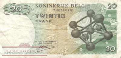 Belgium - 20  Francs (#138-U20_VG)