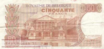 Belgien - 50  Francs (#139-U18_F)