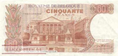 Belgium - 50  Francs (#139-U18_VF)