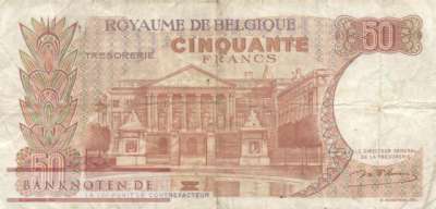 Belgien - 50  Francs (#139-U18_VG)