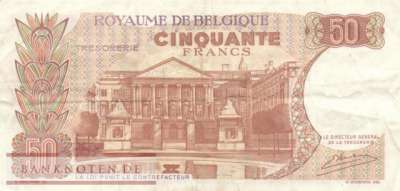 Belgien - 50  Francs (#139-U20_F)