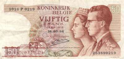 Belgien - 50  Francs (#139-U20_F)
