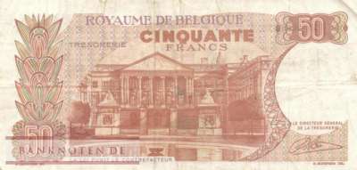 Belgien - 50  Francs (#139-U21_F)