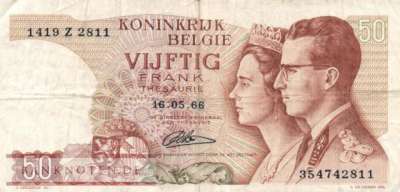 Belgien - 50  Francs (#139-U21_F)