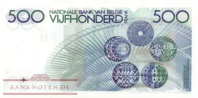 Belgien - 500  Francs (#141_UNC)