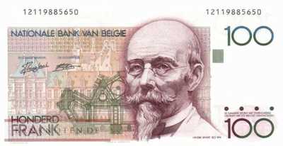 Belgium - 100  Francs (#142a-6_UNC)