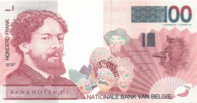 Belgien - 100  Francs (#147-U2_UNC)