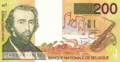Belgium - 200  Francs (#148_XF)