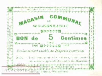 Belgium - Welkenraedt - 5  Centimes (#1910d_AU)