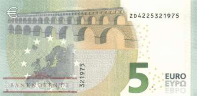 European Union - 5  Euro (#E020z-Z020_UNC)