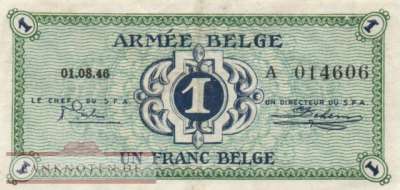 Belgien - 1  Franc (#M001a_VF)