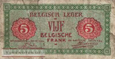 Belgien - 5  Francs (#M003a_VG)