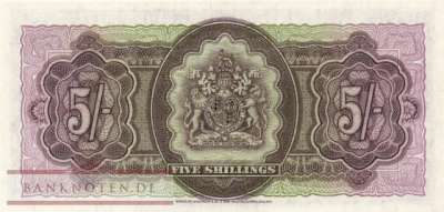 Bermudas - 5  Shillings (#018b_UNC)