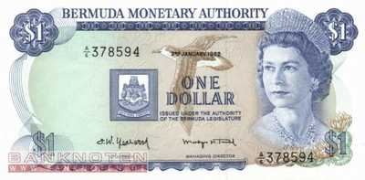 Bermudas - 1  Dollar (#028b-82_UNC)