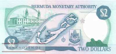 Bermudas - 2  Dollars (#034a_UNC)