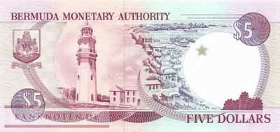 Bermudas - 5  Dollars (#035b_UNC)